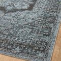 Product Image 6 for Odette Sky / Charcoal Traditional Rug - 18" Sample from Loloi