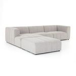 Product Image 2 for Langham Channeled 3 Pc Sectional W/ Ottoman from Four Hands