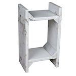 Product Image 1 for Easton White Marble Side Table from Noir