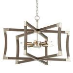 Product Image 4 for Bastian Small Grey Wood & Iron Lantern from Currey & Company