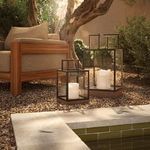 Product Image 12 for Delsin Outdoor Lantern,Set 2 Black from Four Hands