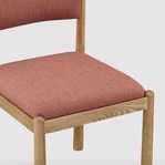 Product Image 9 for Villetta Dining Chair Deep Pink - Set Of Two from Moe's