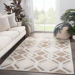 Product Image 1 for Samba Indoor/ Outdoor Trellis Brown/ Light Blue Rug By Nikki Chu from Jaipur 