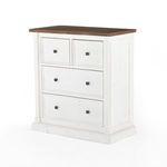 Product Image 2 for Cintra 4 Drawer Dresser Dw Nat/Ls White from Four Hands