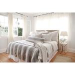 Product Image 4 for Alpine Twin Cotton Blanket - Grey /  Ivory from Pom Pom at Home