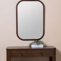 Product Image 8 for Jude Rounded Dark Wood Wall Mirror from Cooper Classics