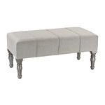 Product Image 1 for Grey Linen Bench from Elk Home