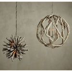 Product Image 6 for Driftwood Whitewash Orb Chandelier from Currey & Company
