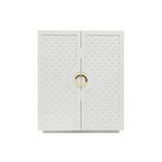 Product Image 5 for Two Door Cabinet With Lattice Overlay from Worlds Away