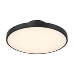 Bottom view showing smooth, evenly lit etched white glass diffuser