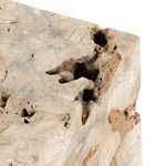 Close-up showing deep crevices and natural indentations along the top corner