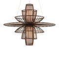 Product Image 10 for Benjiro Dark Brown Wrought Iron Chandelier from Currey & Company