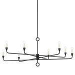 Product Image 1 for Orson Black Iron 8-Light Chandelier from Troy Lighting