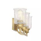 Product Image 1 for Hampton Warm Brass 3 Light Bath from Savoy House 