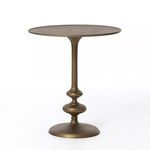 Product Image 1 for Marlow Matchstick Pedestal Table - Iron Matte Brass from Four Hands
