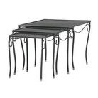 Product Image 1 for Wrought Iron Mesh End Tables   Set Of 3 from Woodard