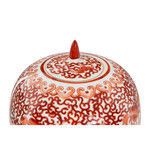 Product Image 2 for Vienna Sienna & Coral Stoneware Ginger Jar With Lid from Creative Co-Op