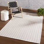 Product Image 2 for Elis Indoor/ Outdoor Striped Light Gray/ Ivory Area Rug from Jaipur