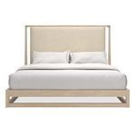 Product Image 1 for Pinstripe Upholstered Slatted Bed from Caracole