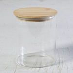 Product Image 1 for Finn Canister - Glass with Wood Lid from Homart