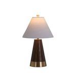 Product Image 3 for Milo Brown Leather Table Lamp from Gabby