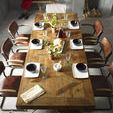 Product Image 3 for Castle 98" Dining Table Bleached Pine from Four Hands
