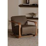 Product Image 16 for Eckersley Cool Brown Leather Lounge Chair from Moe's