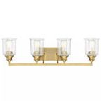 Product Image 2 for Hampton Warm Brass 4 Light Bath from Savoy House 