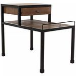 Product Image 2 for Webster Side Table, Dark Walnut With Metal from Noir