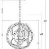 Product Image 16 for Driftwood Whitewash Orb Chandelier from Currey & Company