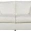 front view of off-white Lucca Modular Sectional Sofa with clean-lined cushions and wide armrests