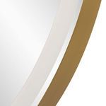 Product Image 9 for Crofton Lighted Brass Round Mirror from Uttermost
