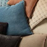 Product Image 3 for Warrenton Solid Blue Throw Pillow 26 inch from Jaipur 