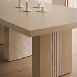 Product Image 7 for Unity Light Sun Drenched Oak Dining Table from Caracole