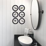 Product Image 3 for Hummingbird Round Petite Prints, Set Of 6 from Napa Home And Garden