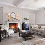 Product Image 2 for Laura Ashley Josette White / Dove-Grey Damask Wallpaper from Graham & Brown