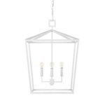 Product Image 2 for Denison Large White Wrought Iron Chandelier from Currey & Company