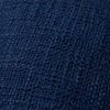 Close-up of navy fabric texture showing detailed woven pattern and stitching