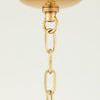 Product Image 3 for Amboy 10-Light Aged Brass Flush Mount Light from Hudson Valley