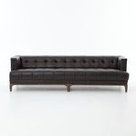 Product Image 10 for Dylan Upholstered Black Leather Sofa from Four Hands