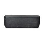 Product Image 10 for Basil Outdoor Large Rectangle Aged Grey Aluminum Coffee Table from Four Hands