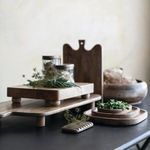 Product Image 4 for Curved Mango Wood Cheese/Serving Board with Handle, Natural Finish from Creative Co-Op