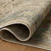 Rolled edge detail highlighting thickness and vintage-style textured polyester pile