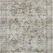 Traditional Bonney Moss / Stone Rug with muted greens and beige in an intricate vintage-inspired pattern