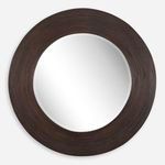 Product Image 1 for Dutton Dark Walnut Round Mirror from Uttermost
