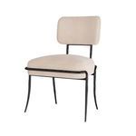 Product Image 6 for Mosquito Natural Black Linen Chair from Arteriors