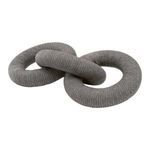 Angled side view highlighting the thickness and interlocking nature of the chain links