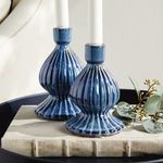 Product Image 7 for Mela Stoneware Taper Holders from Napa Home And Garden