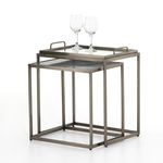 Product Image 3 for Zahra Nesting End Tables Antique Pewter from Four Hands