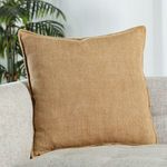 Blanche Solid Tan Pillow image 4